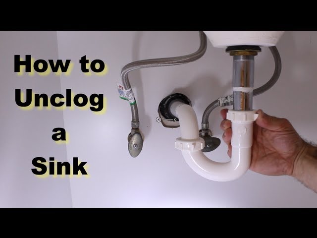 Fixing a Clogged Sink