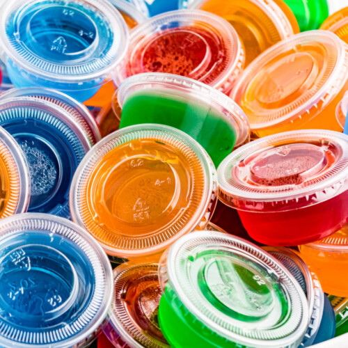 Deliciously layered jello shots