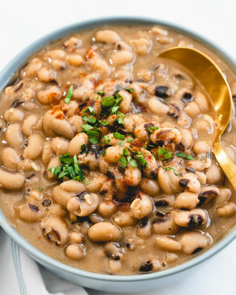 Recipe for black eyed peas