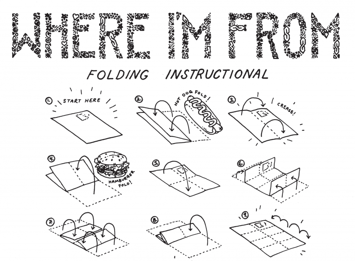 Zine folding instructions