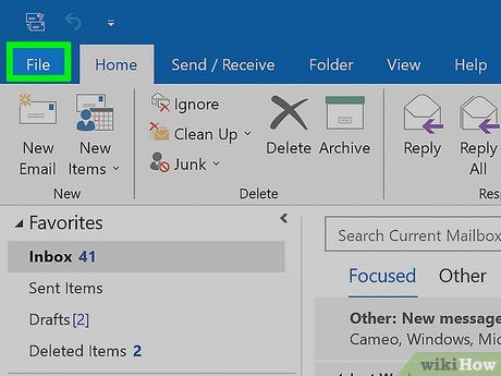 How to log out of Outlook