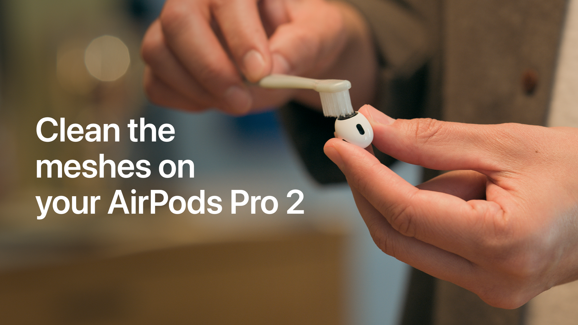 Cleaning AirPods